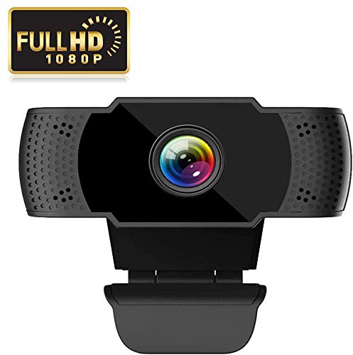 RUICHENXI Webcam HD 1080P with Microphone, Desktop or Laptop Webcam USB 2.0 Web