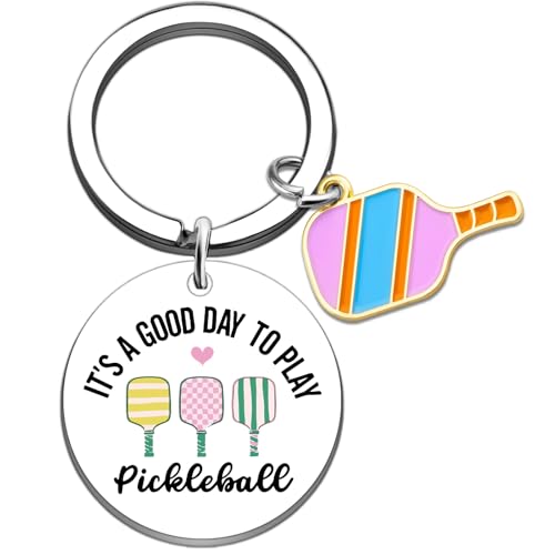 Pickle Ball Gifts for Woman Funny Pickleball Gifts Keychains Pickleball Gift Ideas Gifts for Pickleball Lovers Women Sister Girl Friend Birthday Christmas Valentines Pickle Ball Accessories Keyring