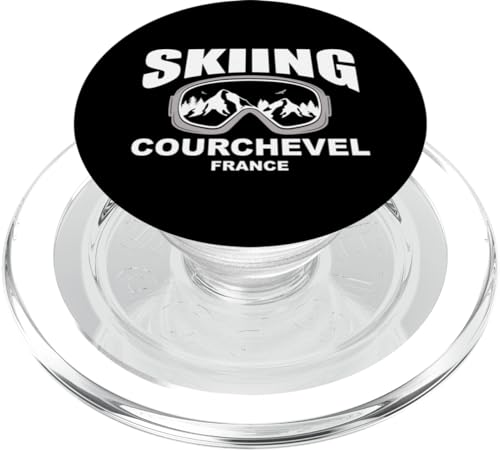 Skiing Goggles Courchevel France PopSockets MagSafe PopGrip for iPhone
