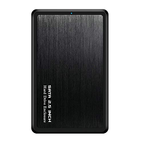 TJK 2.5C` hCuP[X SATA to USB 3.0/Type-C SSD/HDDP[X c[t[Otn[hhCuEGN[W[  gѕ֗ (USB3.0, ubN)
