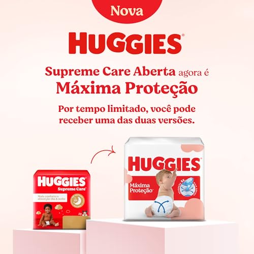 Fralda Huggies Supreme Care P 48 fraldas glide