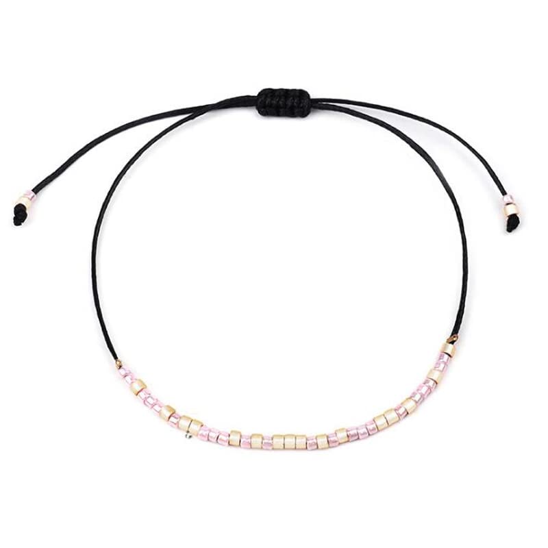 Cavigliere Perline Braccialetto alla Caviglia Gioielli Piede Intrecciato a Mano per Le Donne Accessori Cavigliera da Spiaggia Estiva Cavigliere da Donna (Color : G)