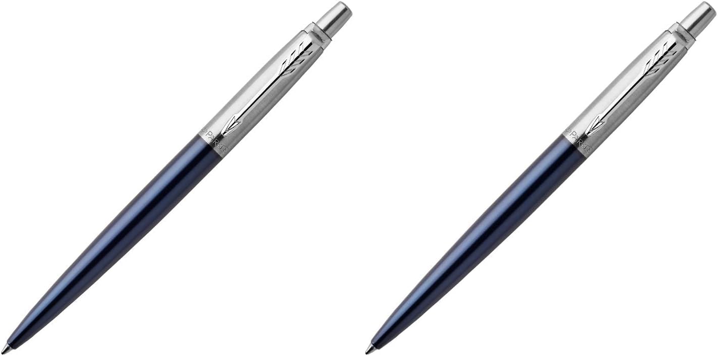 PARKER 1953346 Ballpoint Pen, Jotter, Black, CT, Medium Point, Oil-based, Gift Boxed