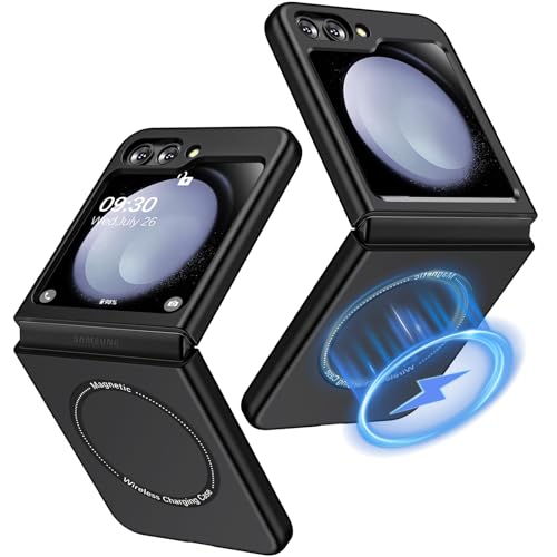 [NO.1 Magnético] para Samsung Galaxy Z Flip 6 Funda con Mag-Safe [Antihuellas] PC duro resistente a los golpes Funda para Samsung Galaxy Flip 6 Case Resistente a arañazos Funda fina para Samsung Flip