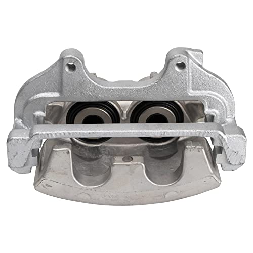 Image of TRQ Front Left Right Brake Caliper w /Bracket Driver Passenger Side | For 2005-2011 Chrysler 300 2009-2011 Dodge Challenger 2006-2011 Charger 2005-2008 Magnum