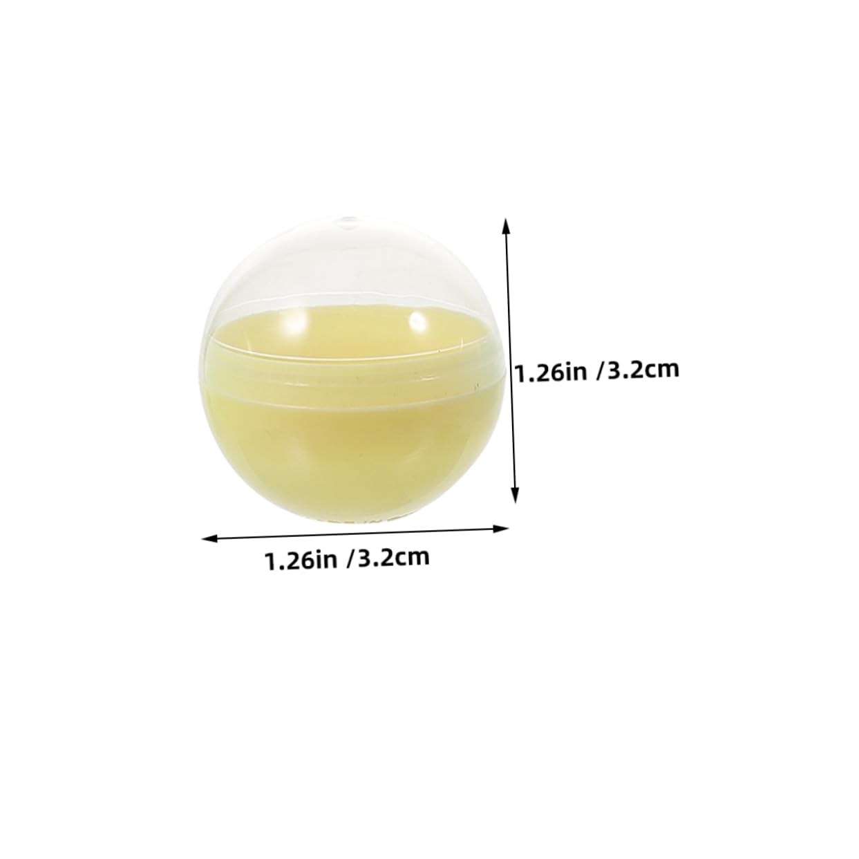 ULDIGI Kids Vending Machine Capsules 100pcs Fillable Balls for Gumball Machines Mini Claw Machine Prize Containers