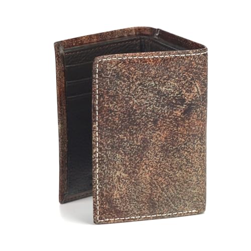 ARIAT Trifold Turquoise Outline Southwest Wallet, Brown4