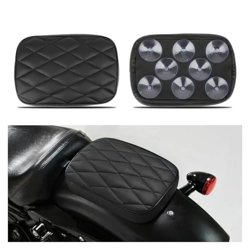 Siège Passager Arrière Universel à Ventouse pour Moto Custom Chopper Bobber XL