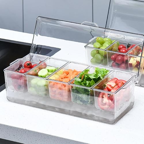 Récipient de service glacé avec compartiment fraîcheur longue durée - 4