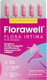 Florawell® Probiotici Vaginali per Donne – Compresse per la Flora Intima Femminile, Favoriscono la Salute della Donna – Probiotici per l’Equilibrio Intimo e Benessere Giornaliero – Confezione da 30 Ca