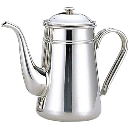 Amazon コーヒーポット 日本製 18 8コーヒーポット 細口 13 ステンレスコーヒーポット やかん やかん ケトル オンライン通販