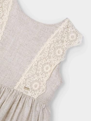 Mayoral Linen Dress for Girls Linen3