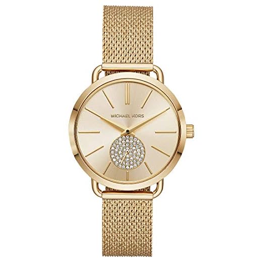 Michael Kors dam analog kvartsklocka med stålrem MK3844