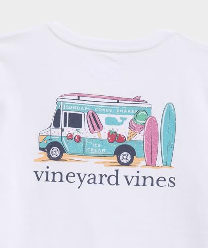 vineyard vines Girls' Glitter Ice Cream Truck Short-Sleeve Pocket Tee3
