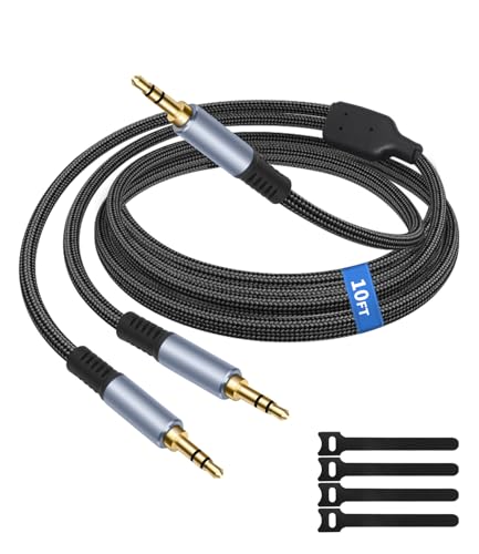 Vthahaby Cable divisor audio 3.5mm 6.6 pies miniatura 1
