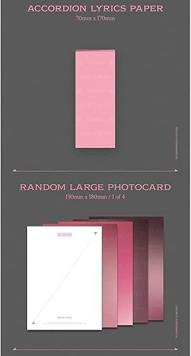 Miniatura 4 de Dreamus BORNPINK 2 Álbum BORN PINK BOX SET BLACK ver. + póster plegado de pedido anticipado (YGP0181)