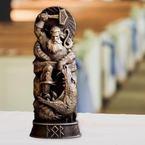 Statue de Freya sculptée à la main pour autel viking scandinave - 8