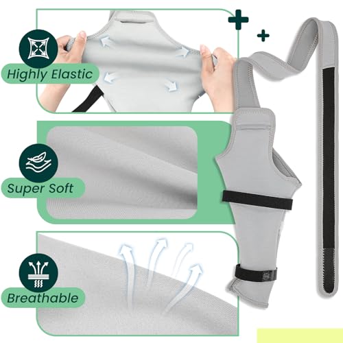 Image of Dog Rear Leg Sleeve to Stop Licking, Hind Leg Protector for TPLO Recovery, ACL Surgery, Wounds or Skin Issues, Soft Breathable Cover for Large Medium Small Dogs