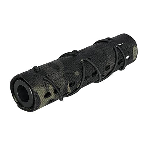 Housse pour airsoft 17,8 cm à découpe laser pour un camouflage noir optimal
