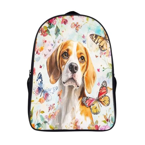 Sac à dos de voyage beagle 3D pour transporter vos affaires scolaires sans douleur au dos