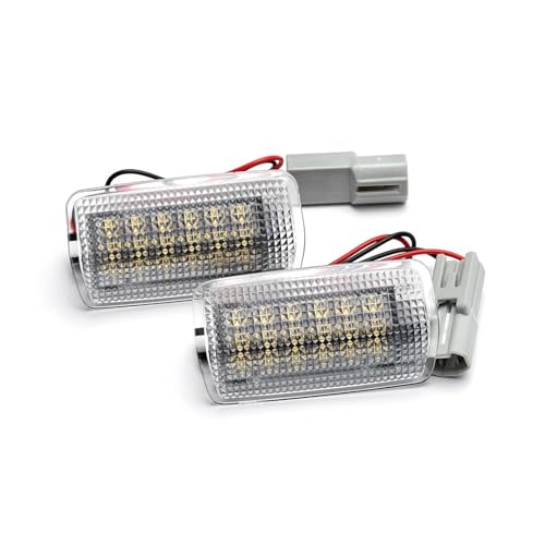 para Toyota para Land para Cruiser Prado 150 para Highlander para Camry para Prius para 4Runner para Sienna Crown Wish Luces LED Charcos Cortesía Puertas Luces Matrícula