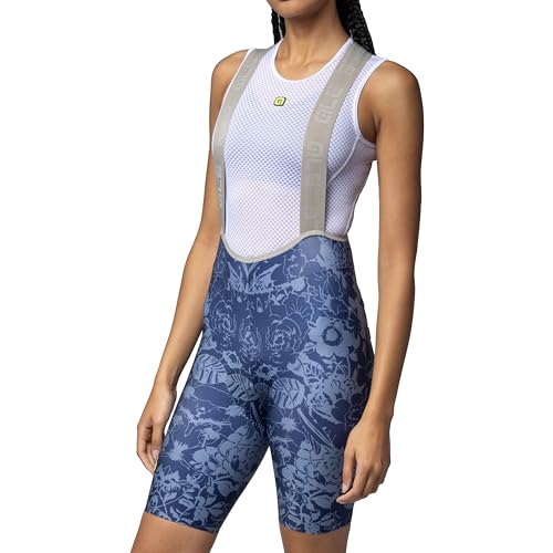 Short à Bretelles Alé Pr.e Sauvage pour Femme – Cuissard Cyclisme Noir et Ergonomique