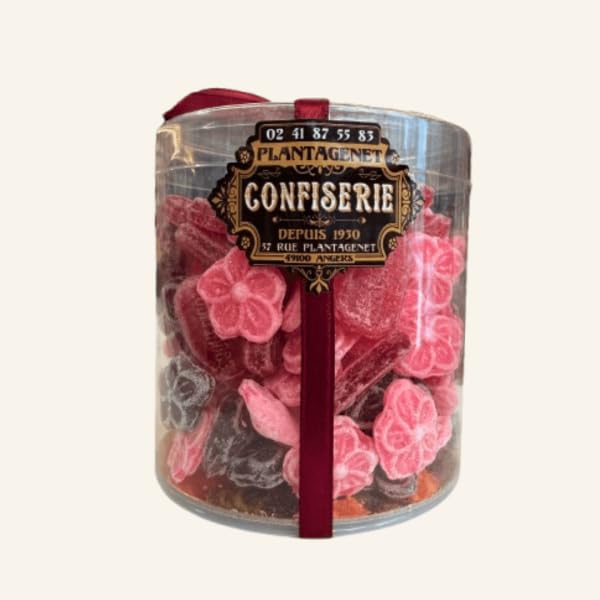 Coffret trio bonbons grivés aux fleurs