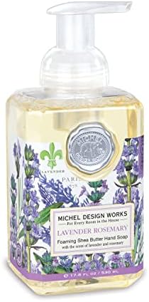 Amazon.com : Michel Design Works Foaming Hand Soap, Lavender Rosemary, 17.8 Fl Oz : Hand Soaps