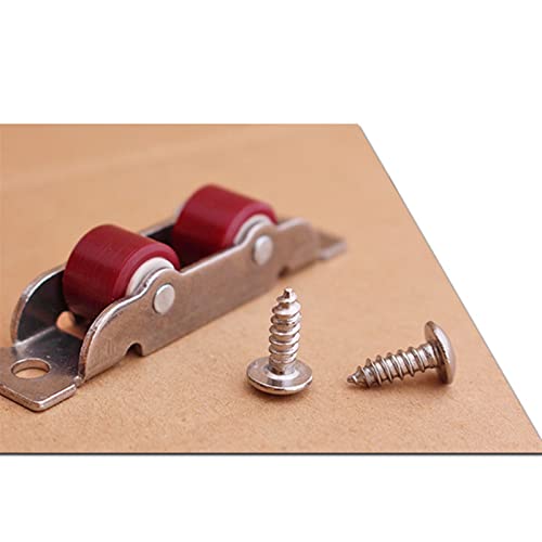 Poulie silencieuse en nylon haute fluidité avec roulettes pour porte en verre anti-friction x4