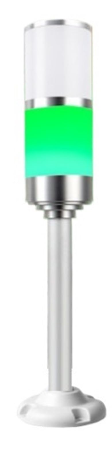 Colonne lumineuse industrielle 24V avec avertisseur sonore et deux feux de signalisation - 5