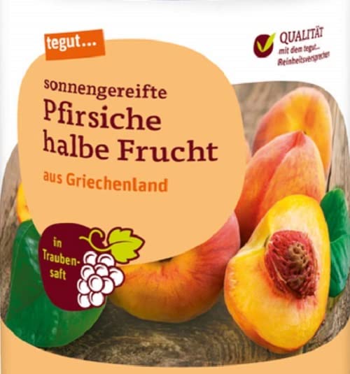 tegut... sonnengereifte Pfirsiche halbe Frucht, gezuckert, 1 x 850 g – Bild 4