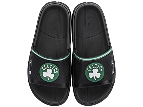 Rider NBA Men's Block Slide Sandals, Memory Foam Comfort Footbed, Official Team Logo Style, Licensed Fan Gear for Basketball Lovers2