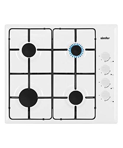 Simfer G60W 60cm Gas Hob - White
