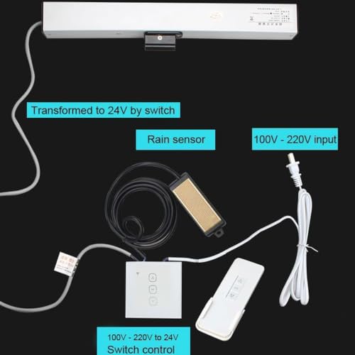 Actuador eléctrico para abrir ventanas y tragaluces de 400N 7