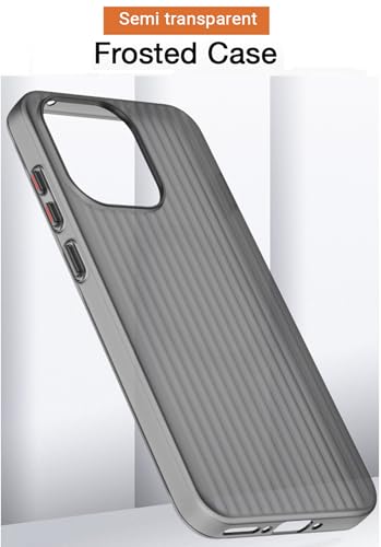 Image of Kapa Wave Frosted Grip Back Cover for OnePlus 13S | Ultra Slim [with Metal Buttons] Matte Finish Back Case (Grey)