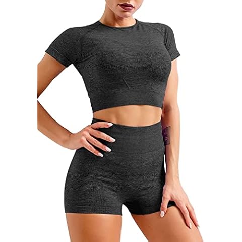 Veriliss 2 Pcs Conjunto De Yoga Sin Costuras Cover