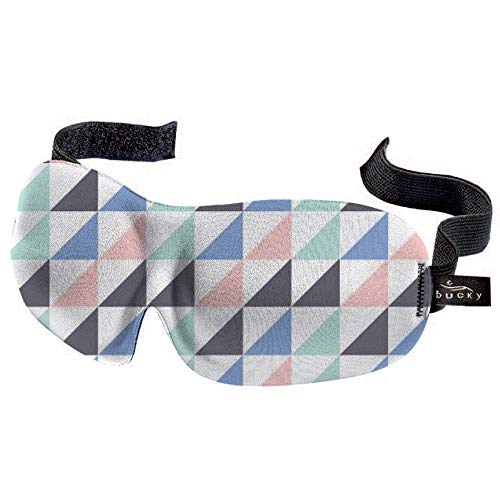 Bucky 40 Blinks No Pressure Beauty & Travel Eye Masks, Geo Tri