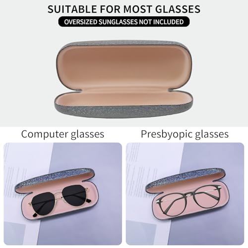 Image of PERFECTSIGHT Hard Shell Eyeglasses Case, Kawaii Protective Glasses Case for Kids, Cute Eyeglass Case for Women Men Girls
