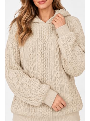Image of Leriya Fashion Hoodie for Women | Oversized and Sweatshirt | Full Sleeve Hoodies Pullover Cotton Blend Regular Fit | Hoodies for Woman | Sweatshirt Winter Hoodie for Womens Casual Wear