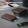 VULKIT Slim Minimalist Card Holder RFID Blocking Leather Credit Card Holder Front Pocket Wallet Magnetic Closure