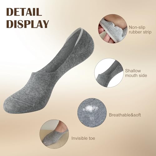 No Show Socks Women Low Non Slip Flat Boat Line Low Cut Invisible Cushioned Ankle Socks For Women2