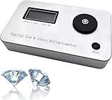 Tragbares Refraktometer für Edelstein-Echtheitsprüfung, hohe Genauigkeit mit Digitalanzeige, ideal für Schmuck- und Diamantüberprüfung