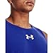 Under Armour Men's Baseline Cotton Tank, (400) Royal / / White, Large
