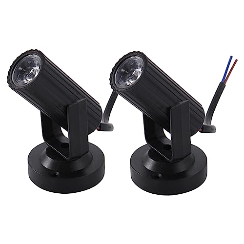 JOINPAYA 2 Peças Lâmpada De Holofote Iluminação De Dj Bola Pista Luz De Palco Luzes De Pista Holofot