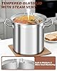 Large Stock Pot 20 Quart - Commercial Grade Soup Pot With Glass Lid - Nickel Free Stainless Steel Cookware - Healthy Polished Stockpots - Heavy Duty Induction Pots #4