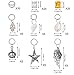 Anillos de Trenza Dreadlocks de Bobina de Pelo de Aluminio para Accesorios...