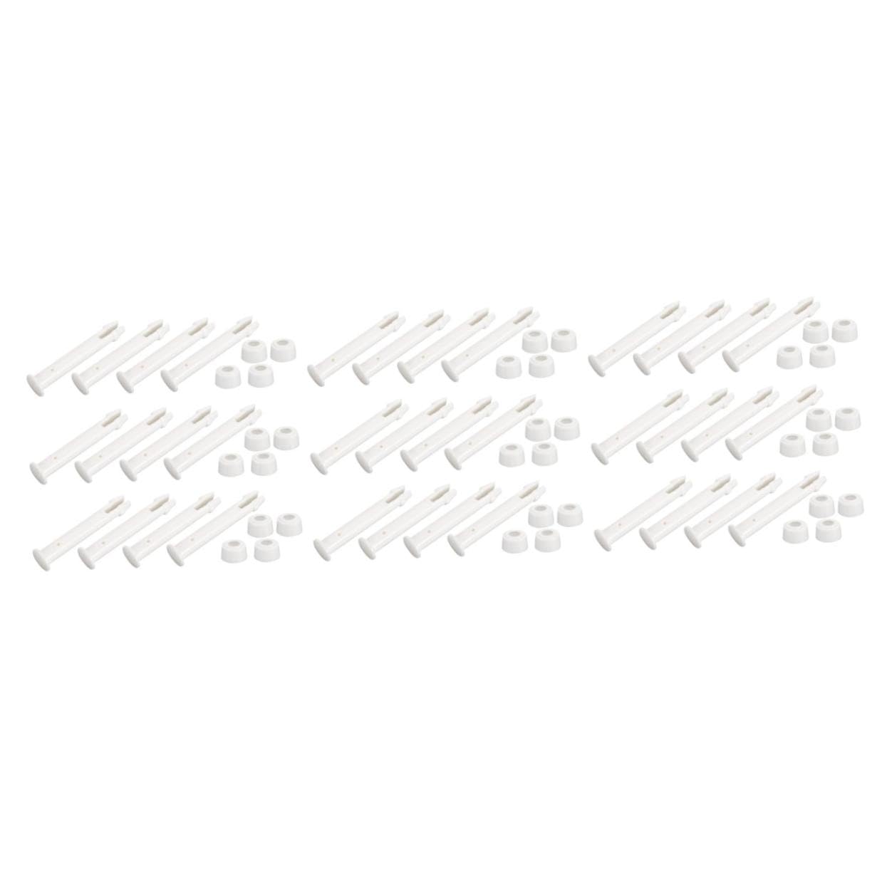 Sosoport 3 Ensembles Piscine Badges Poisson Décorations D'aquarium Réservoir Aquarium Bêta Flotteur De Piscine Épingles Accessoires De Piscine Broches De Connexion Blanche 12 Pièces * 3