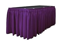 Algopix Similar Product 20 - LA Linen Polyester Poplin Pleated Table