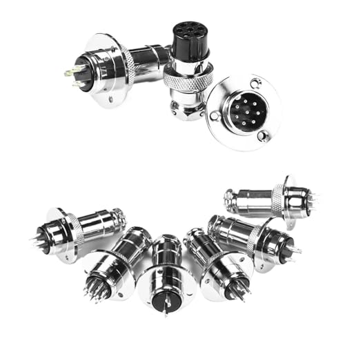Conector de aviación GX20, socket con 3 pines miniatura 5