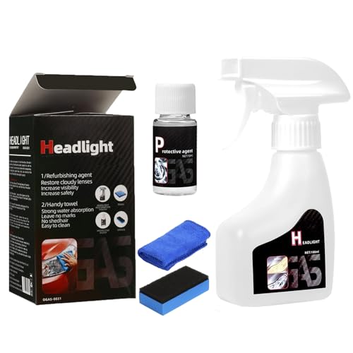 Headlight Cleaner and Restorer Kit